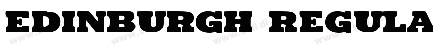 Edinburgh Regular字体转换